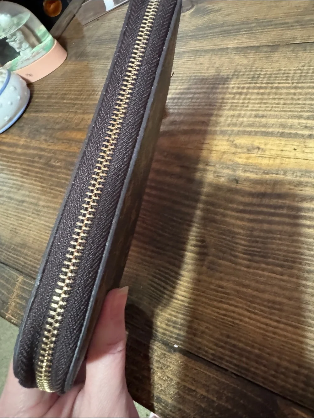 Monogram Canvas Zip Wallet